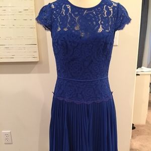 Adrianna Papell cobalt cocktail dress sz 8